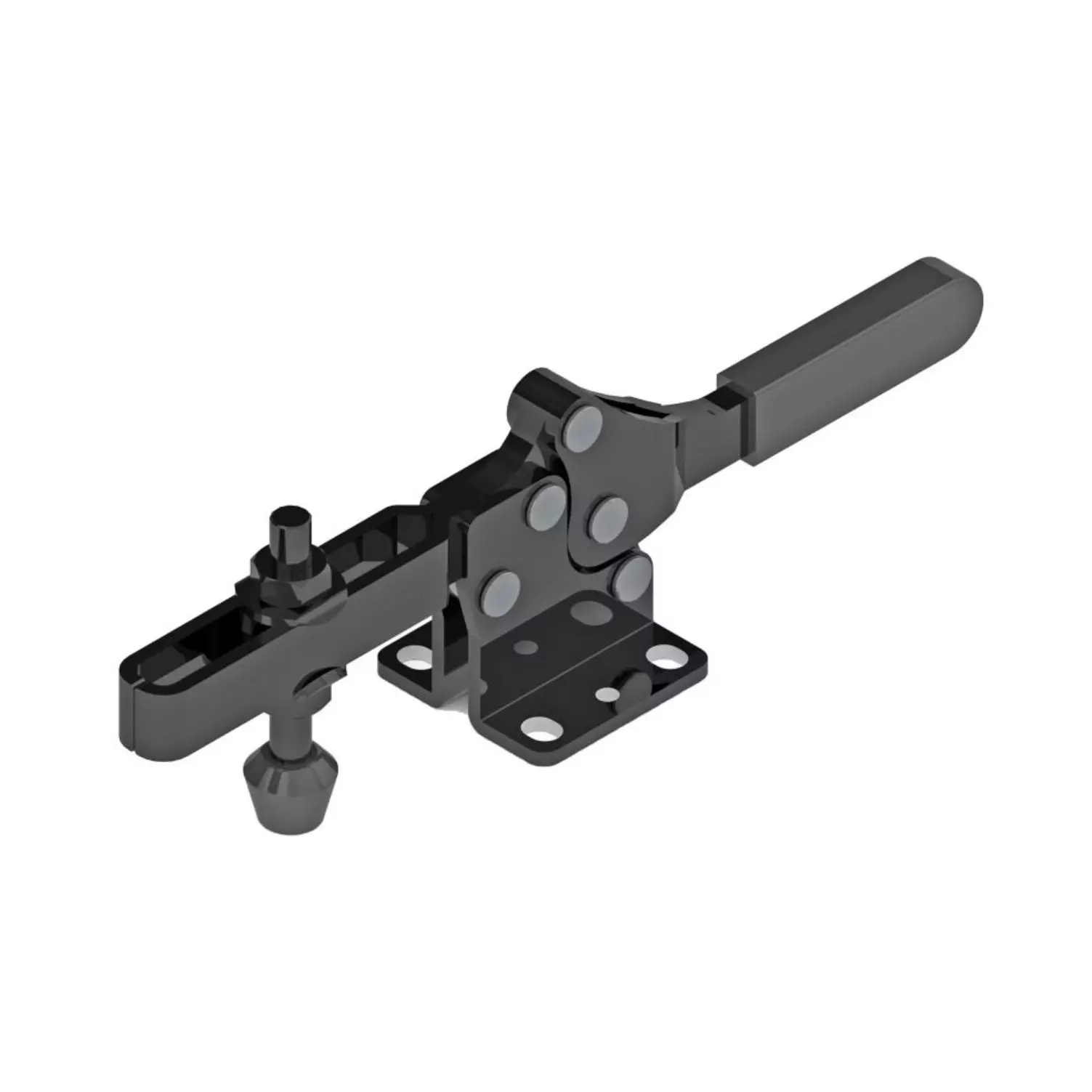 STEEL-SMITH Horizontal Hold Down Action Clamps Flanged Base 3.4 kN, H-237-U-AB