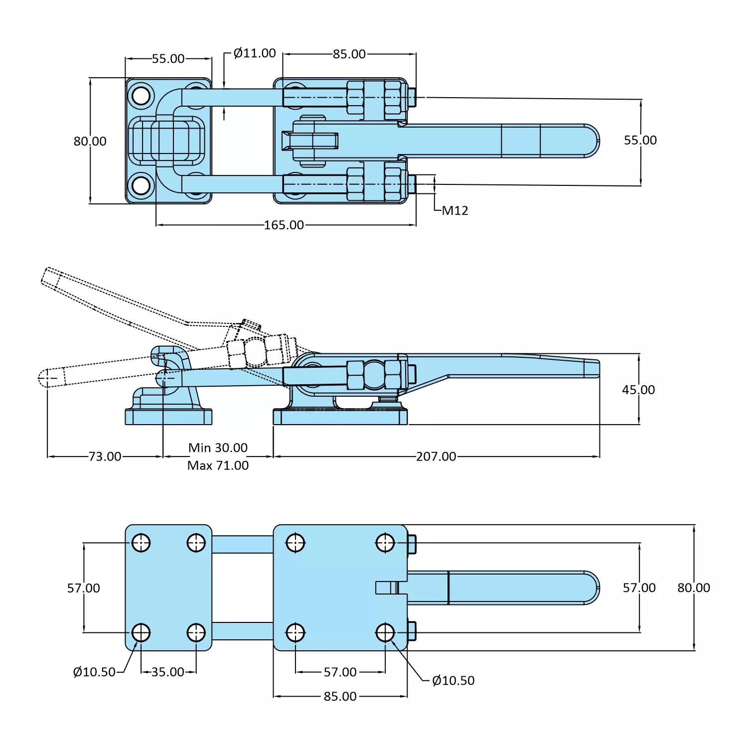 steel-smith-pull-action-clamps-343-kn-pah-385-l