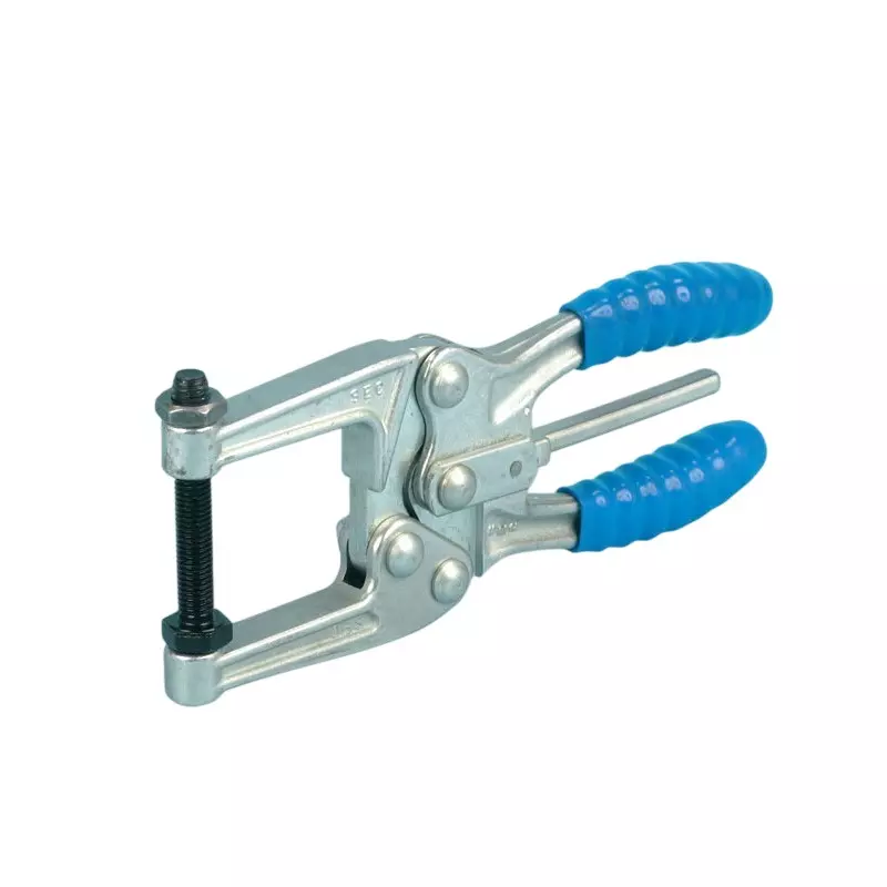 Sandfield Hook Action Toggle Clamp Mild Steel Zinc Plated M10x70 mm Spindle, P51 PLIER CLAMP (MS) CAST