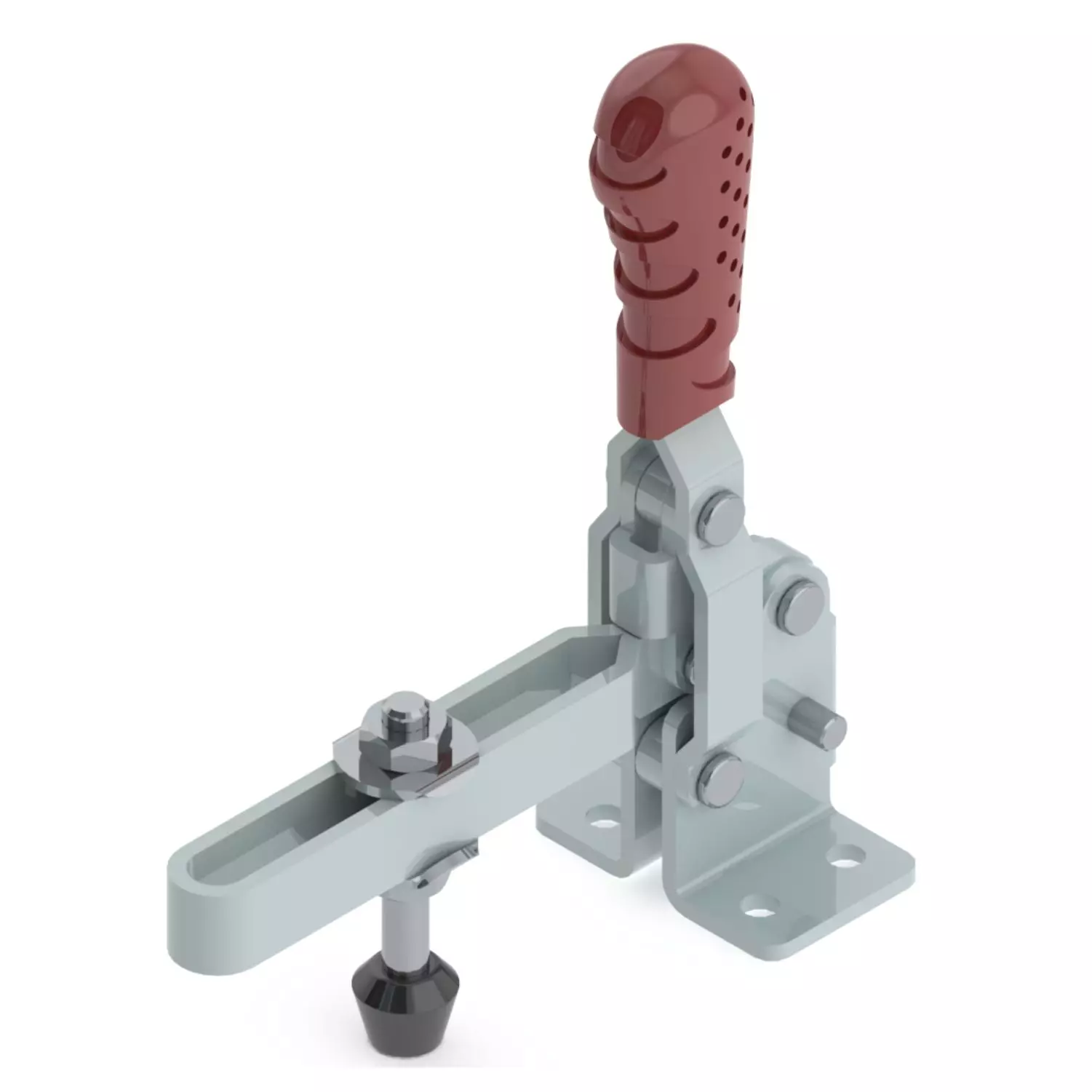 STEEL-SMITH 3.4 kN Vertical Hold Down Action Flanged Base Medium Duty Clamps, VTC-50125