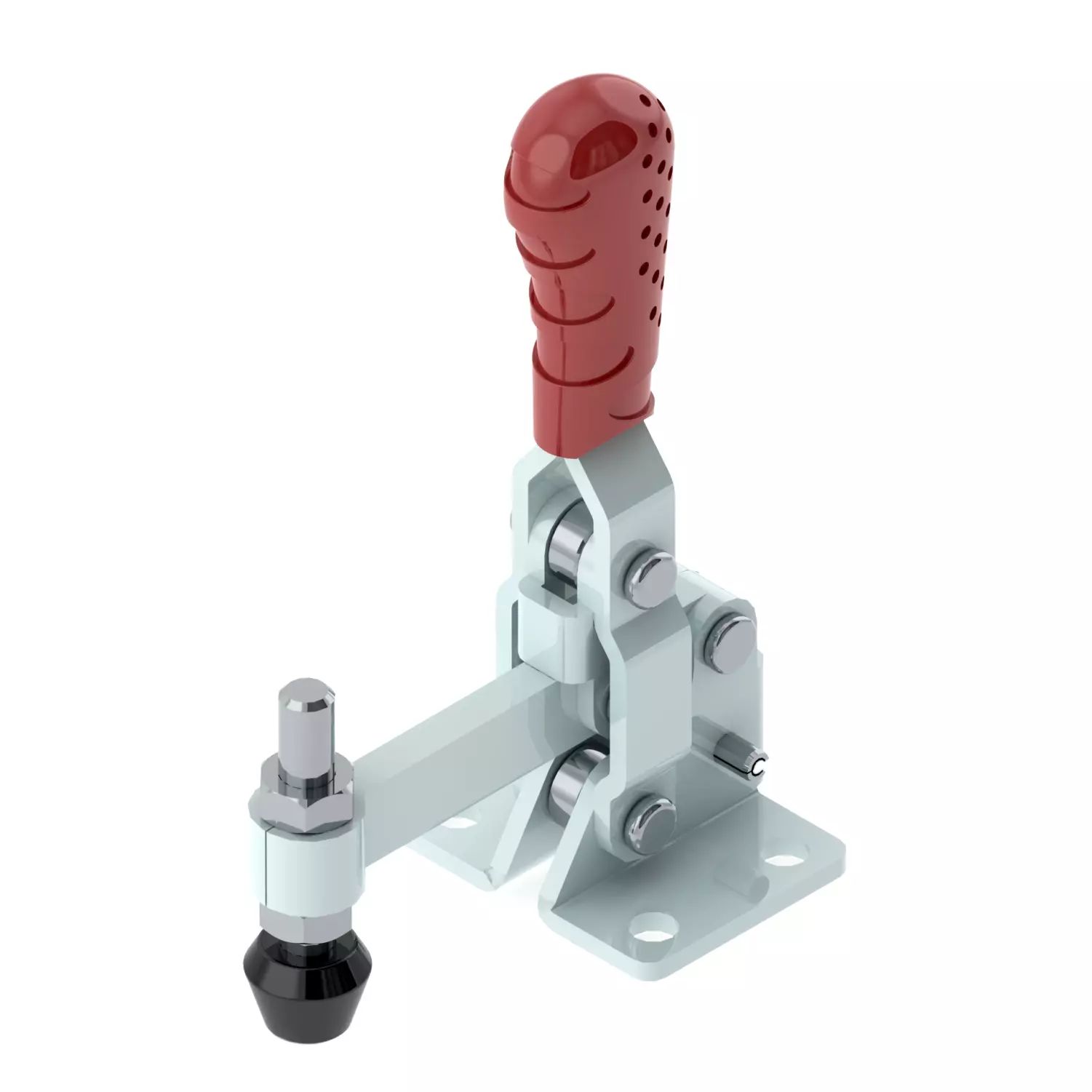 STEEL-SMITH Vertical Hold Down Action Medium Duty Clamps Flanged Base 0.5kN, VTC-1625-SF