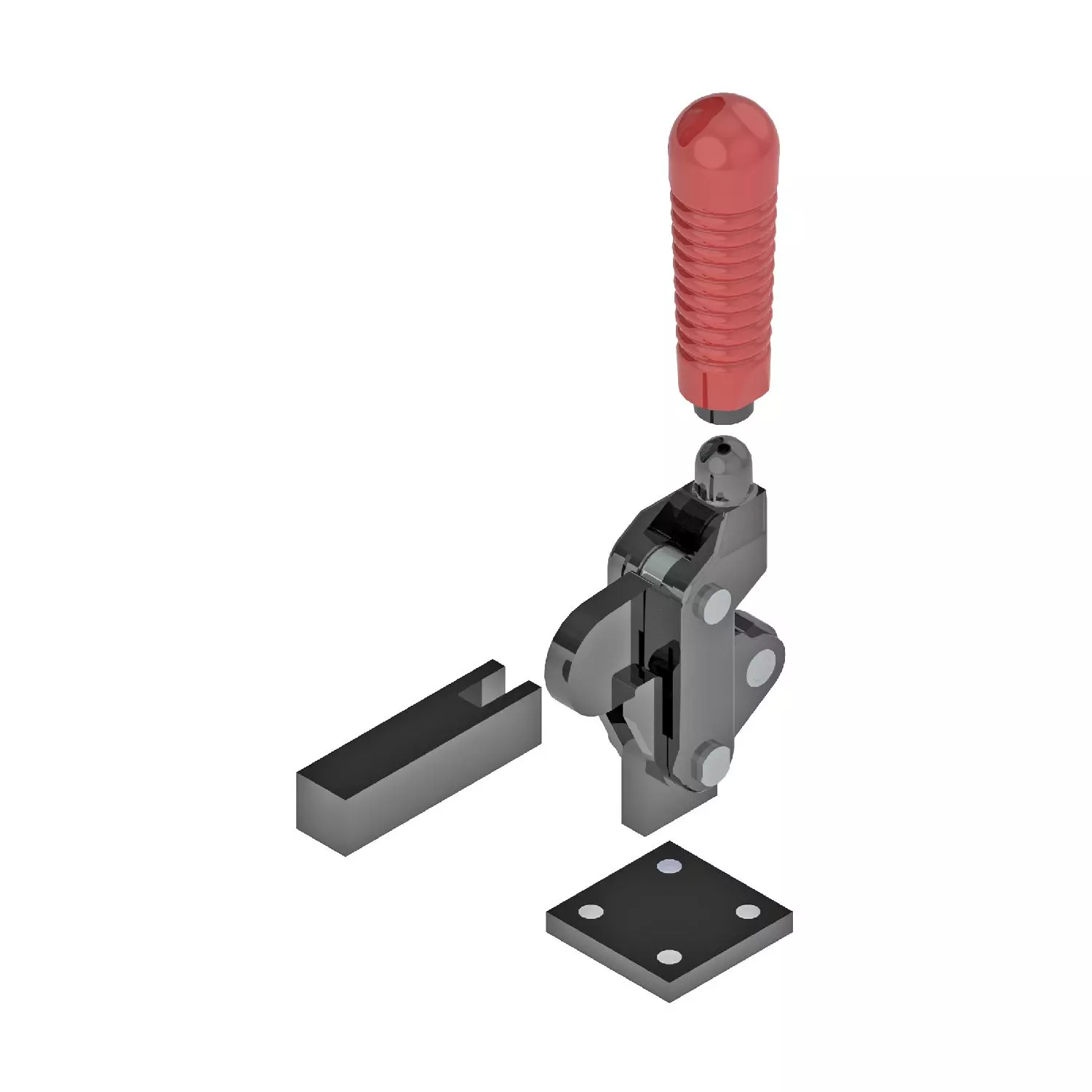 STEEL-SMITH Toggle Clamps Swivel Base 11.8kN, HV-BII-500