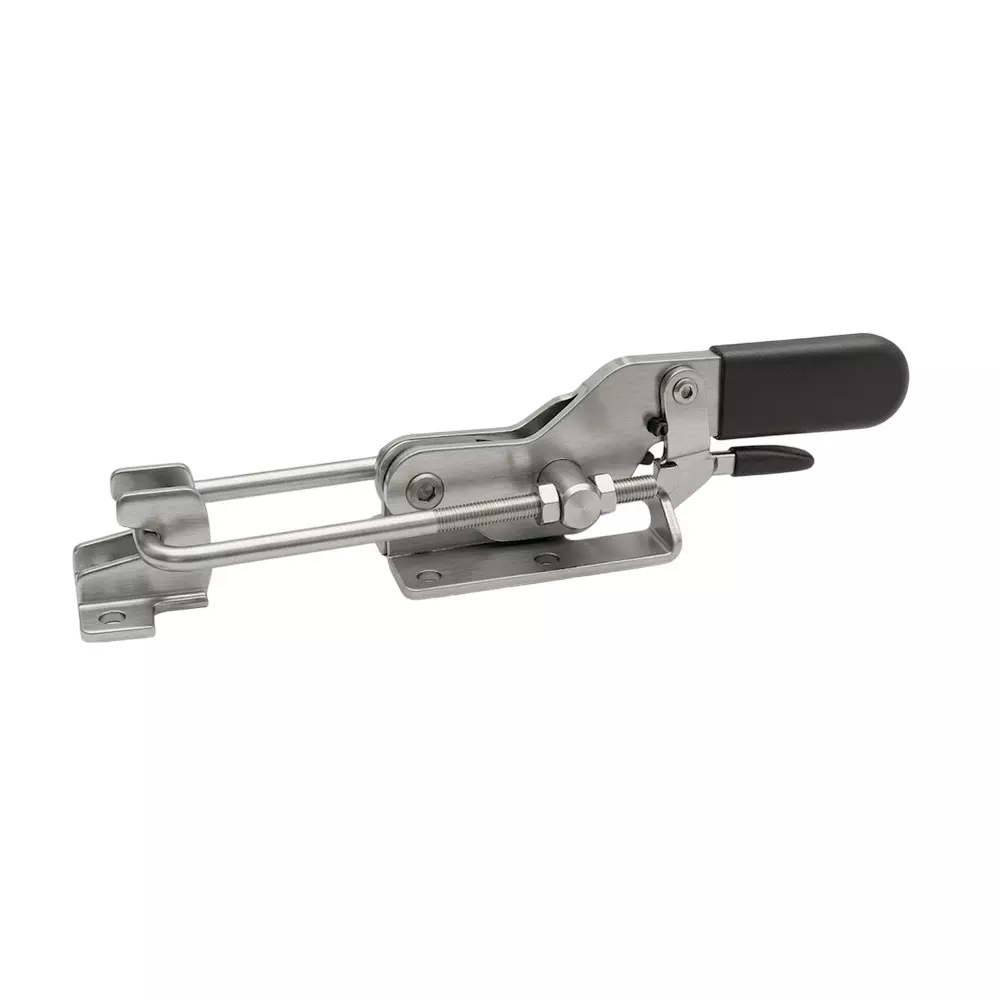 Tool Fast Pull Action Clamp Latch Type Horizontal With Trigger Lock Manual Operating Mode Stainless Steel for Industrial Use, PAC-625-H-TR S.S.