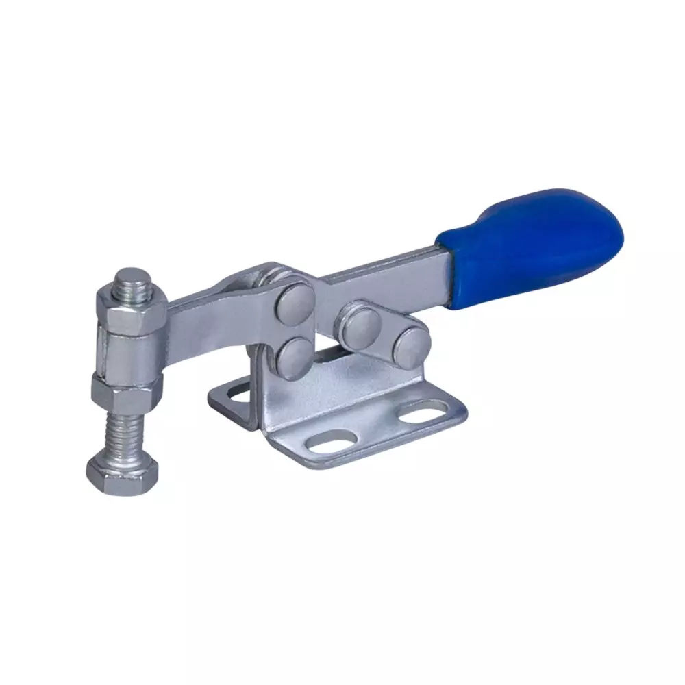 Sandfield MH-Series Horizontal Action Toggle Clamp Base Mount Heavy Gauge Steel Fixed 21 mm Bar Length, MH1 SB