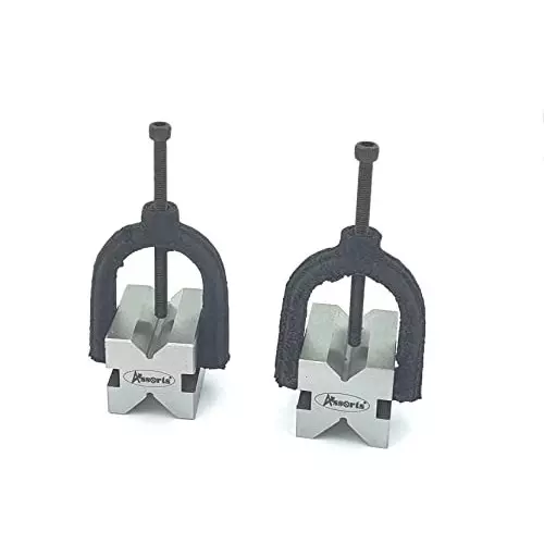 Assorts V Block Pair Tool Steel 32x32x40 mm Size for Enhanced Stability