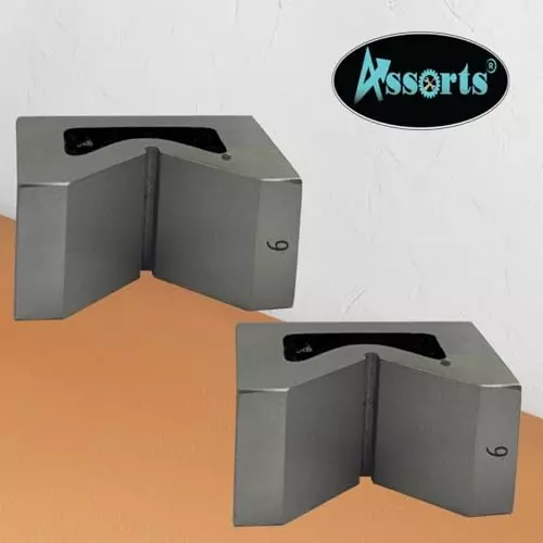 Assorts V-Block Pair Cast Iron 50 mm (2 Inch) Size 52x38x25 mm Dimension