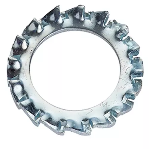 RS PRO Washers Steel Bright Zinc External Tooth 17 mm, 2874194 (Pack of 100 Pcs)