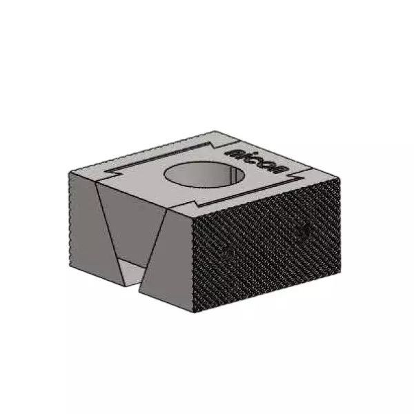 Nicon Wedge Clamp with Serrated Jaws, Steel Body 48 mm Jaw Width and 5 Ton Maximum Clamping Pressure, WC48