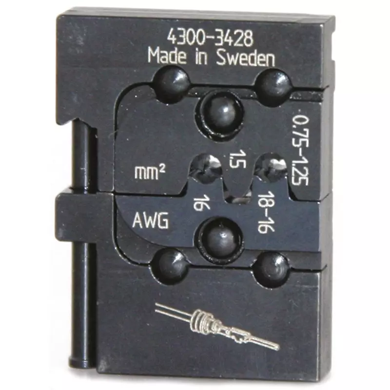 RS PRO Crimp Die Set Black Insulated, 8100754