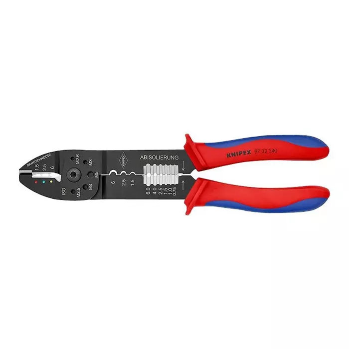 KNIPEX HAND CRIMP TOOL, 20-10AWG CONTACT, 97 32 240