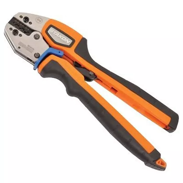 ABB - THOMAS & BETTS CRIMP TOOL, RATCHET,UNINSULATED TERMINALS, 22-10AWG, ERG4002