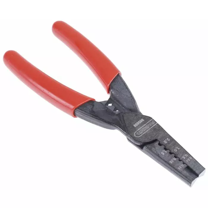 Facom 985 Hand Crimp Tool for Wire Ferrules, 0.5 - 2.5mmÂ² Wire, 985899