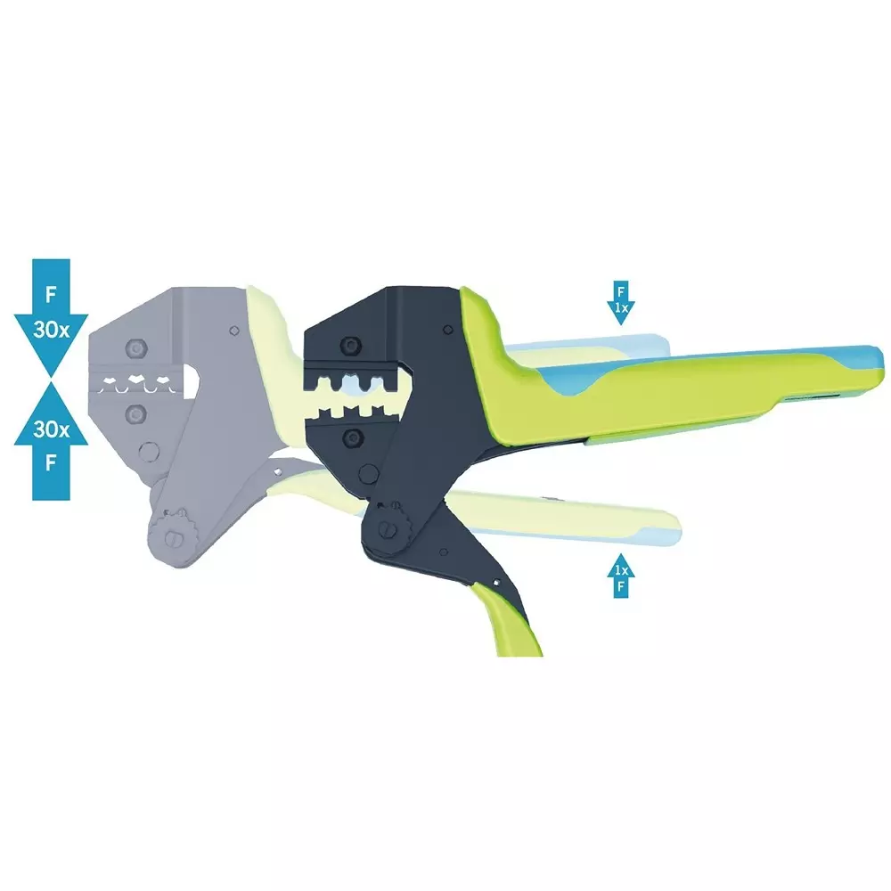 RENNSTEIG Crimp System Tool Black-Oxide Finish 205x95x23 mm 620 g, R624 000 3