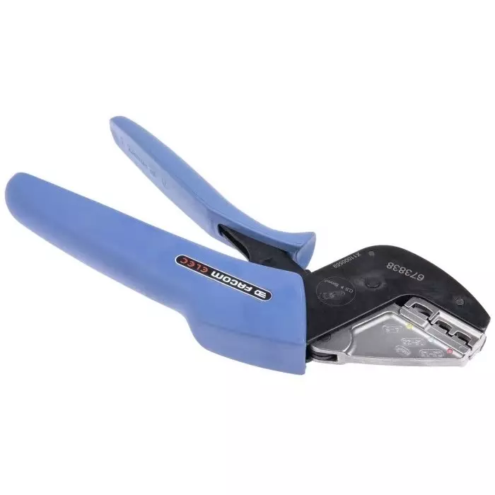 Facom Hand Ratcheting Crimp Tool for Insulated Terminals, 673838
