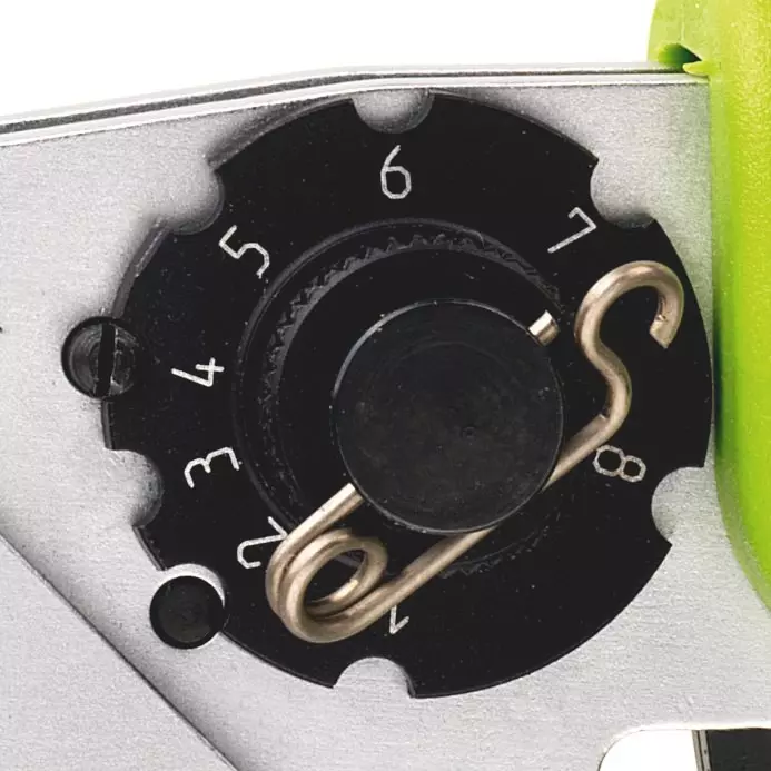 RENNSTEIG 4/8 Indent Crimping Tool Chrome Plated 0.35-3 mm² / AWG 22-12 Capacity Ø5.5 mm Max. Contact Diameter, 8782 0009 6