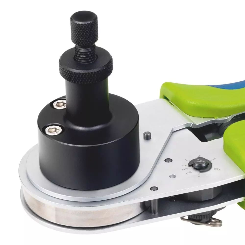 RENNSTEIG 4/8 Indent Crimping Tool Chrome Plated 0.35-3 mm² / AWG 22-12 Capacity Ø5.5 mm Max. Contact Diameter, 8782 0009 6