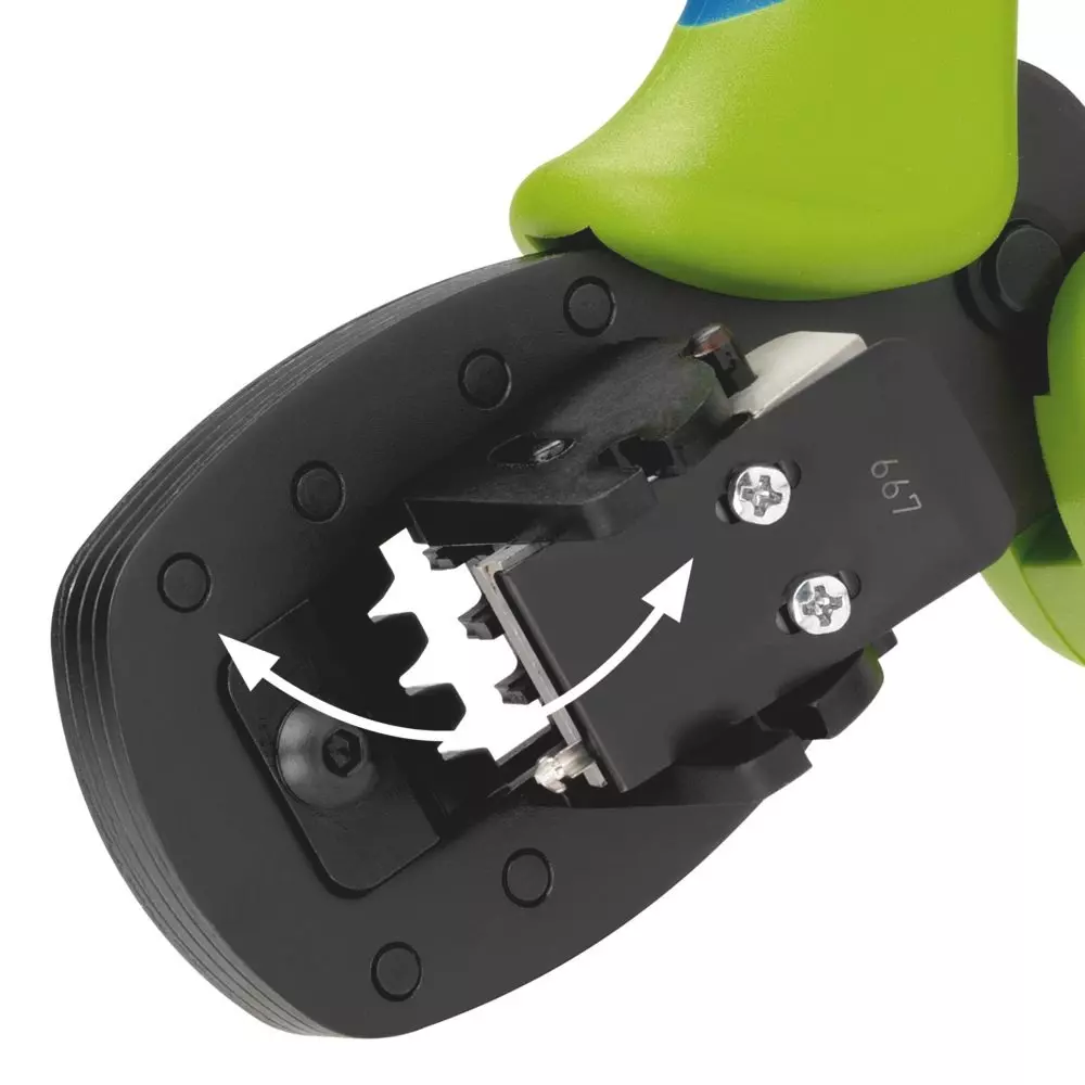 RENNSTEIG Ratchet Type Crimp Tool Black-Oxide Finish 0.03-0.09 mm² / 0.08-0.2 mm² / 0.2-0.56 mm² Capacity, R616 667 3 1