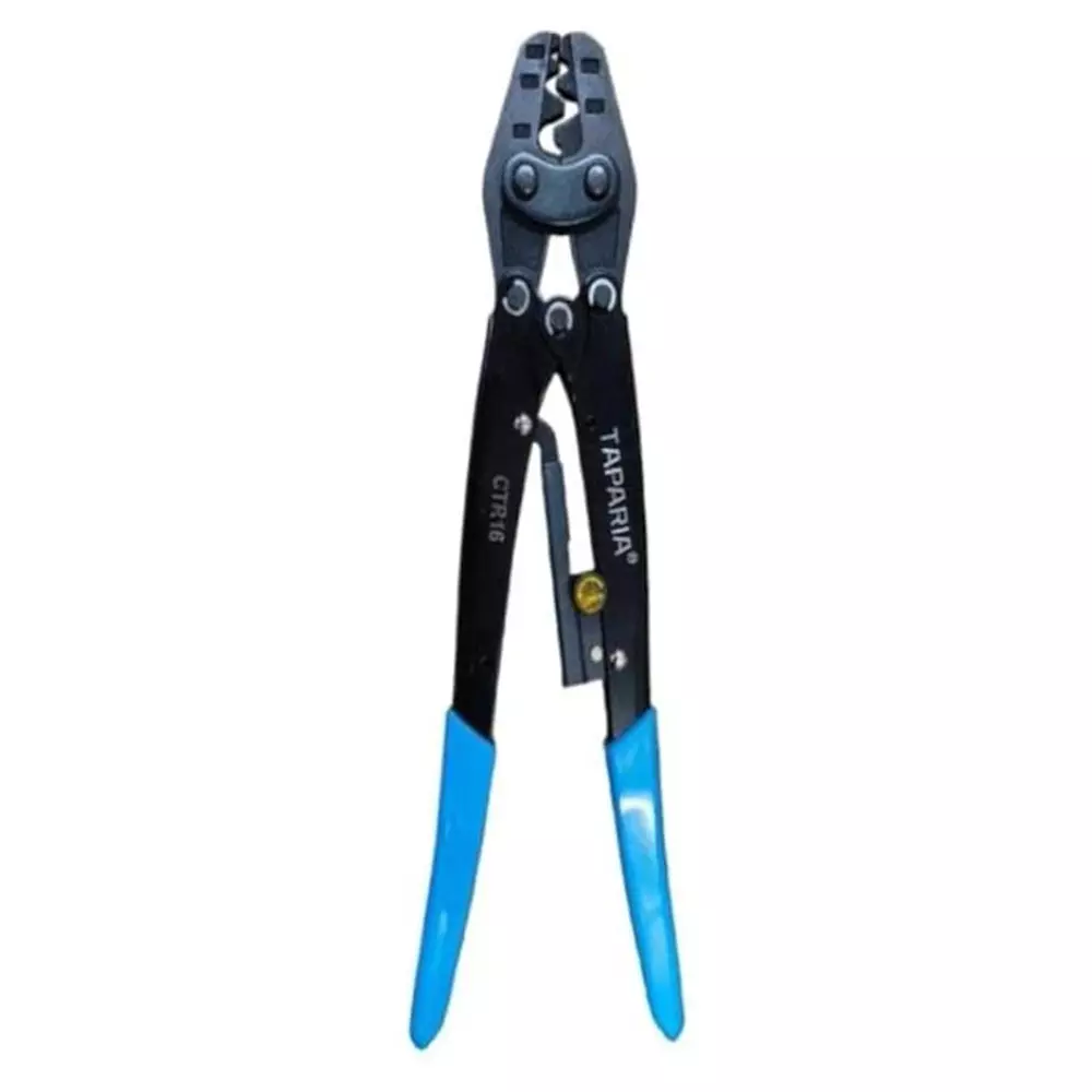 Taparia Crimping Tool Capacity 0.5 - 6.0 mm² Alloy Steel Blue & Black, CTR06