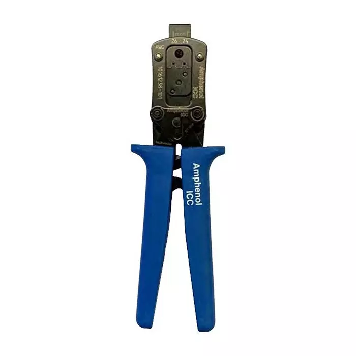 AMPHENOL COMMUNICATIONS SOLUTIONS CRIMP HAND TOOL, RATCHET, 26-24AWG, 10161238-101.