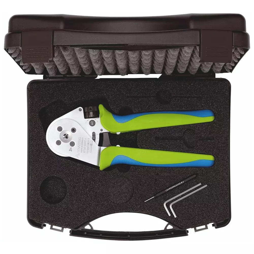 RENNSTEIG Crimping Tool Chrome Plated 0.14-6 mm² / AWG 26-10 Capacity Ø7.5 mm Max. Contact Diameter, R8750 0000 61