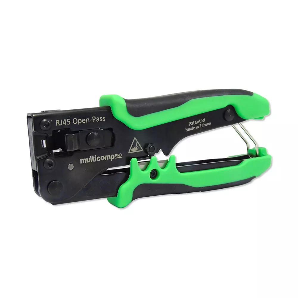 MULTICOMP PRO Crimper RJ45 Modular Plugs For Use With Hand Crimp Tool Type, MP011917