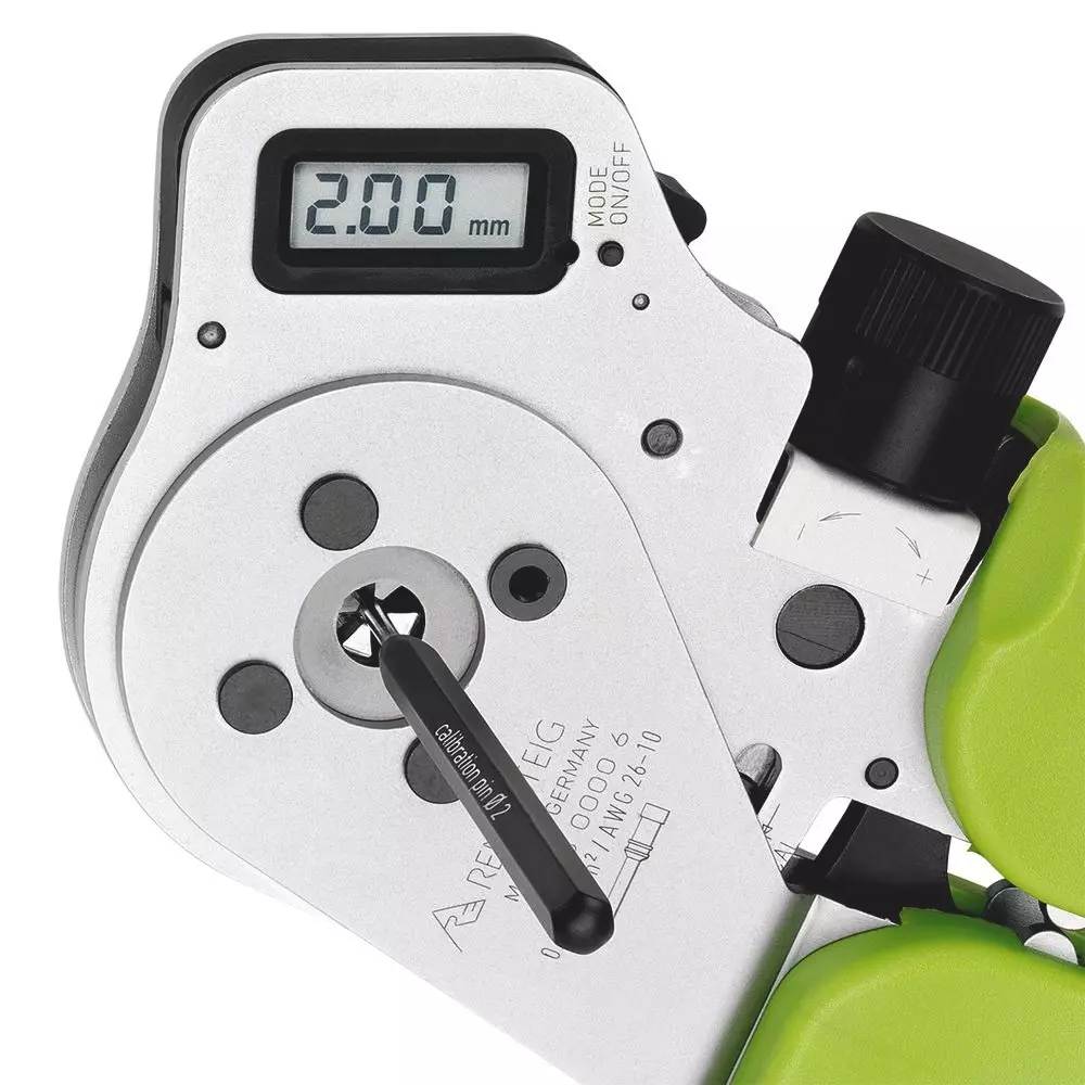 RENNSTEIG 4/8 Indent Crimping Tool Chrome Plated 0.14-6 mm² / AWG 26-10 Capacity Ø7.5 mm Max. Contact Diameter, R8753 0000 61