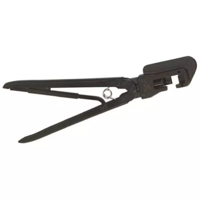 TE CONNECTIVITY Crimping Tool Crimping Tool Frame Type Hand Use With Ratchet Ratchet Mechanism, 69710-1