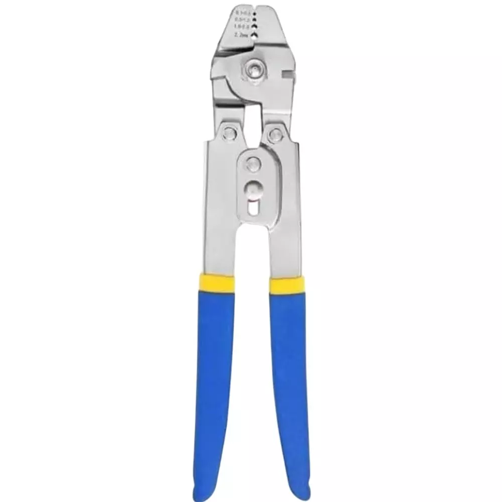 Jawsons Wire Rope Crimping Tool with 3 Size Aluminum Double Barrel Ferrule Crimping Loop Sleeve Kit