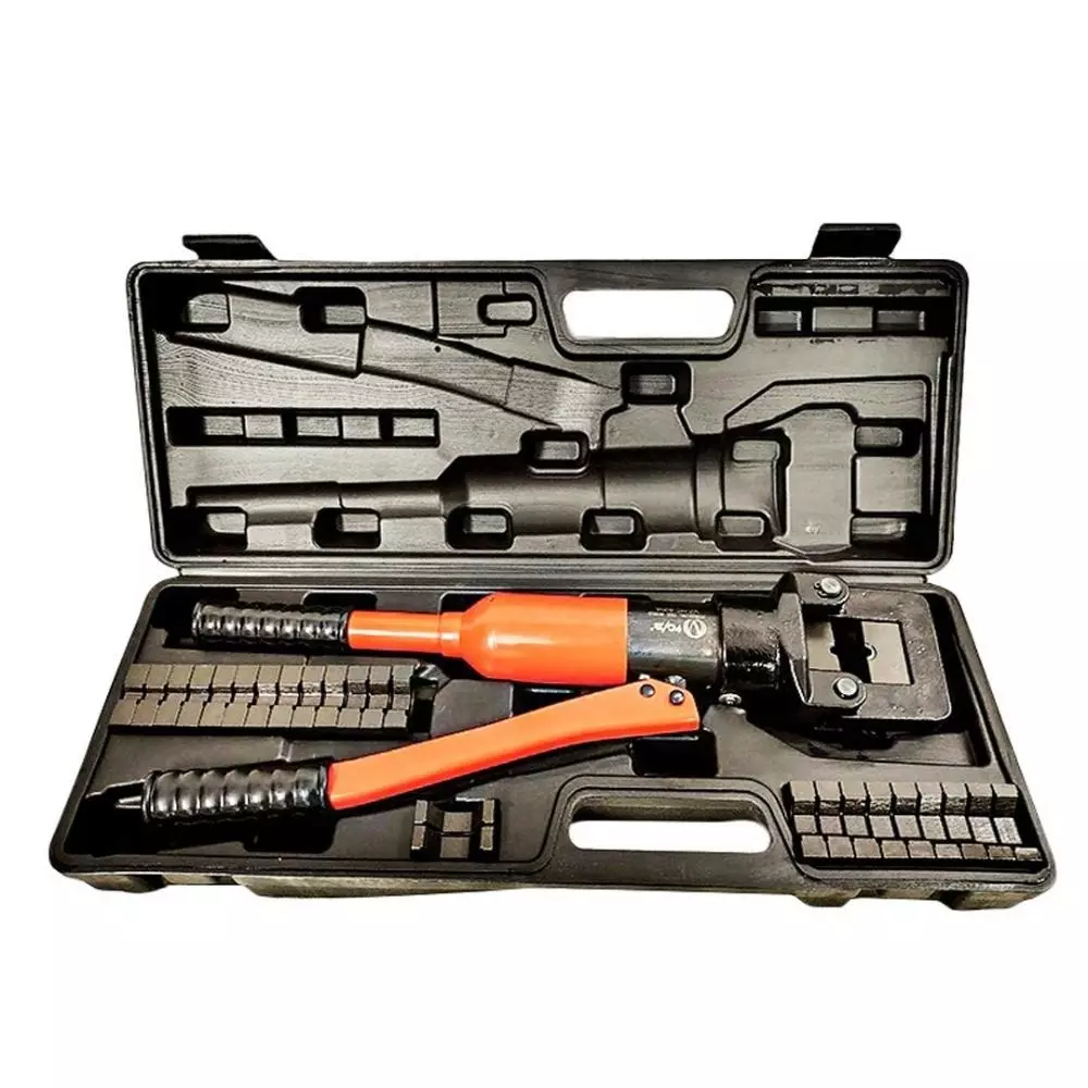 Voltz Hydraulic Crimping Tool with 24 Crimping Dies, 22 Ton Crimping Force and 16-500 mm Copper Crimping Rate, VZ-HC-500