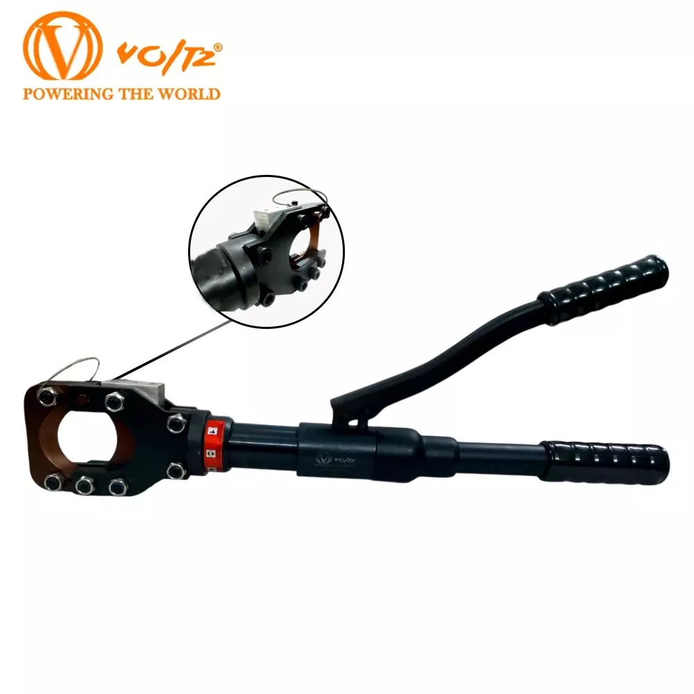 Voltz Hydraulic Crimping Tool with 24 Crimping Dies, 22 Ton Crimping Force and 16-500 mm Copper Crimping Rate, VZ-HC-500