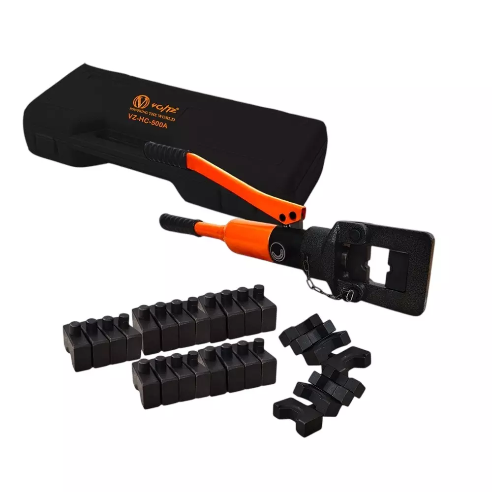 Voltz Hydraulic Crimping Tool with 22 Ton Crimping Force and Hexagon Crimping, VZ-HC-500