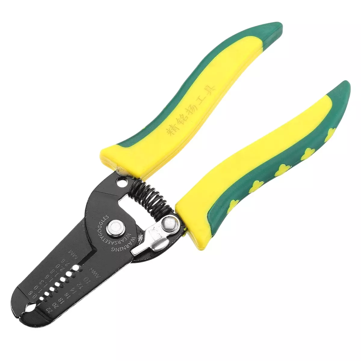 Tools Shop Professional Wire Stripper Cable Cutter Crimper Pliers 17.8 mm Length
