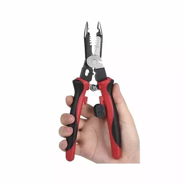 generic-225-mm-9-inch-multifunctional-wire-stripping-pliers-alloy-steel-cutting-crimping-tool