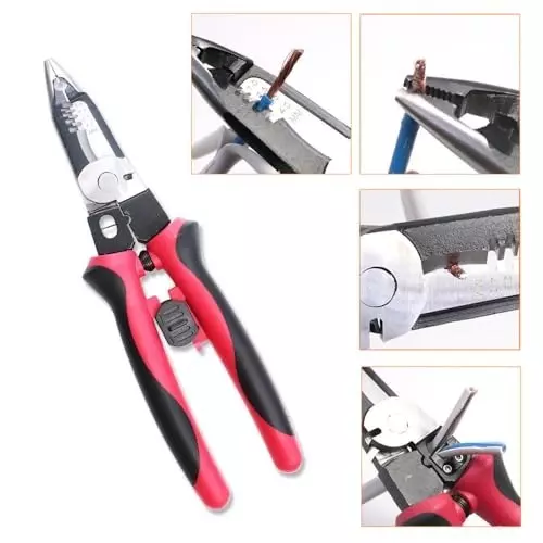 generic-225-mm-9-inch-multifunctional-wire-stripping-pliers-alloy-steel-cutting-crimping-tool