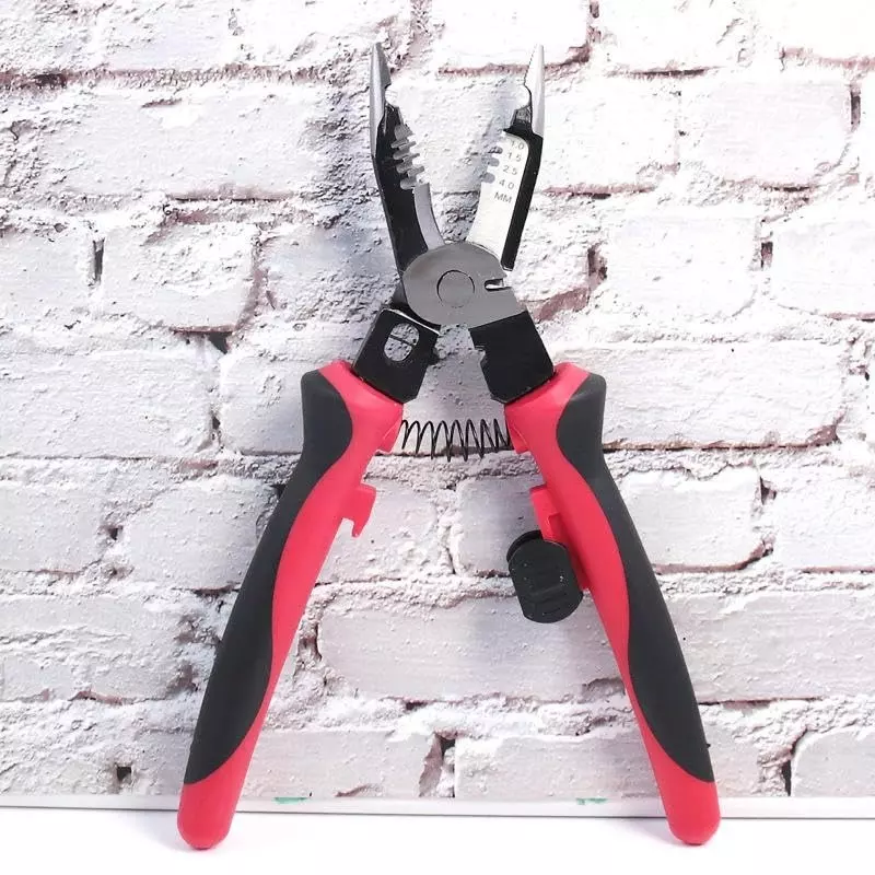 generic-225-mm-9-inch-multifunctional-wire-stripping-pliers-alloy-steel-cutting-crimping-tool