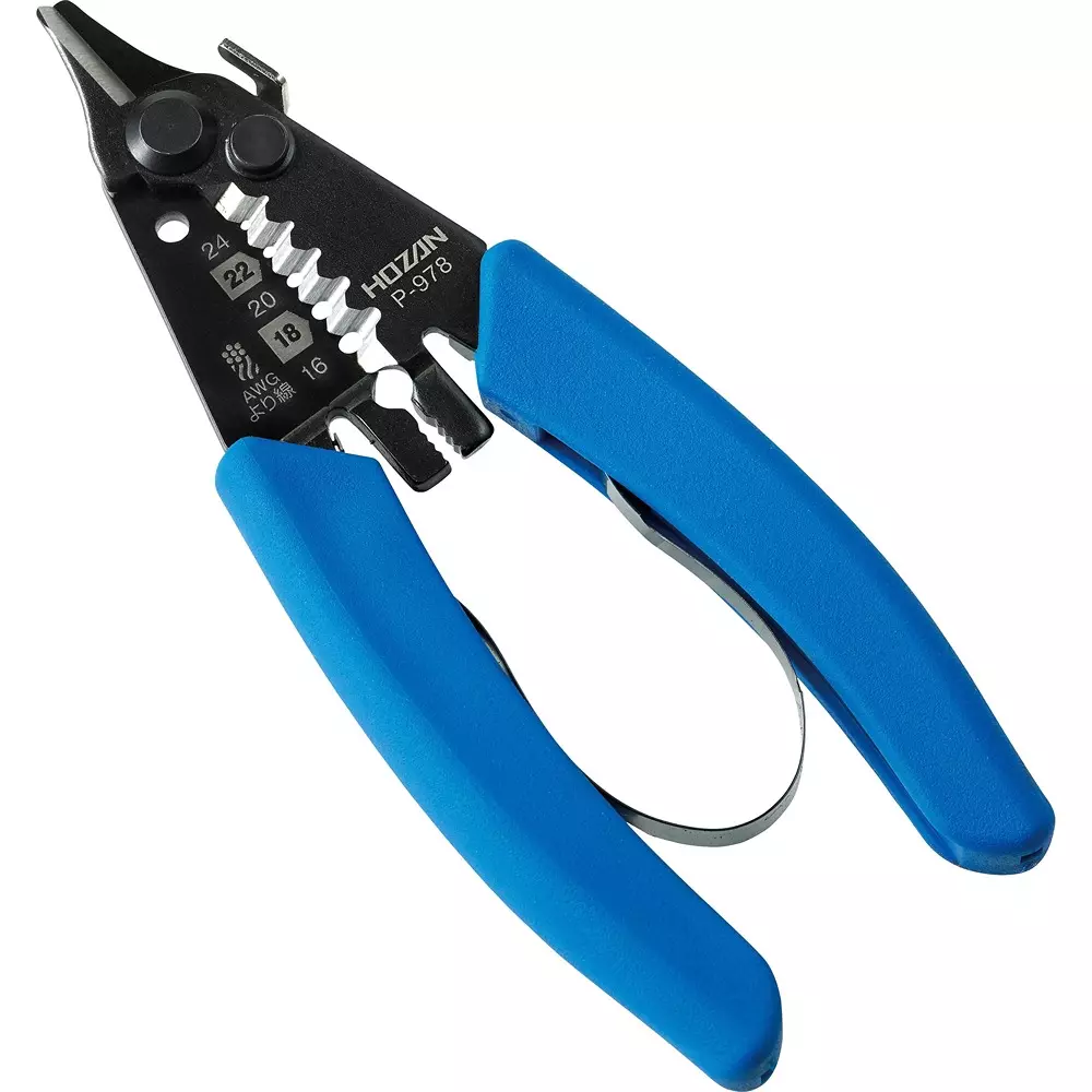 HOZAN Wire Stripper 130 mm Overall Length, P-978