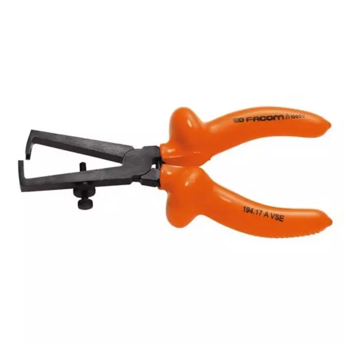 Facom 194 VDE Series Wire Stripper, 2.5mm Max, 170 mm Overall, 194.17AVSE