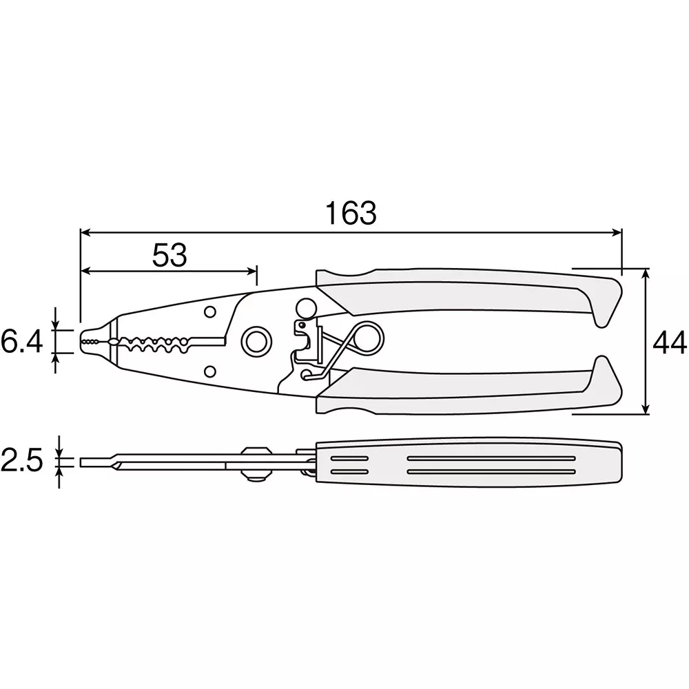 hozan-wire-stripper-163-mm-overall-length-p-960