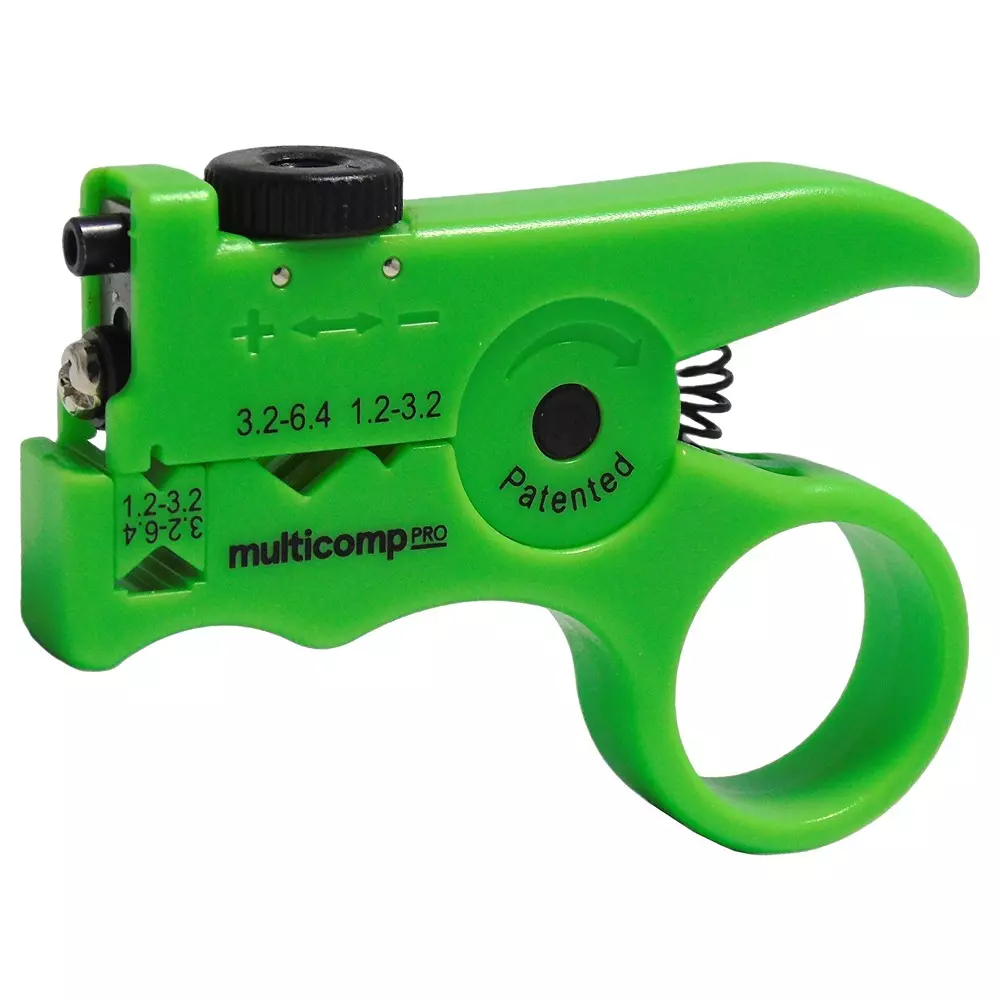 MULTICOMP PRO Fo Stripper 1.2 mm-3.2 mm, 3.2 mm-6.4 Slit Stripping & Ring Fibre Optic Cables For Use With, MP010967