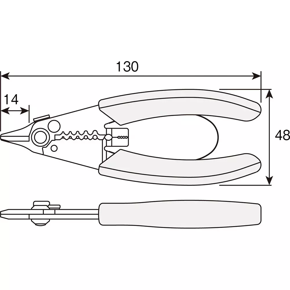 hozan-wire-stripper-130-mm-overall-length-p-977