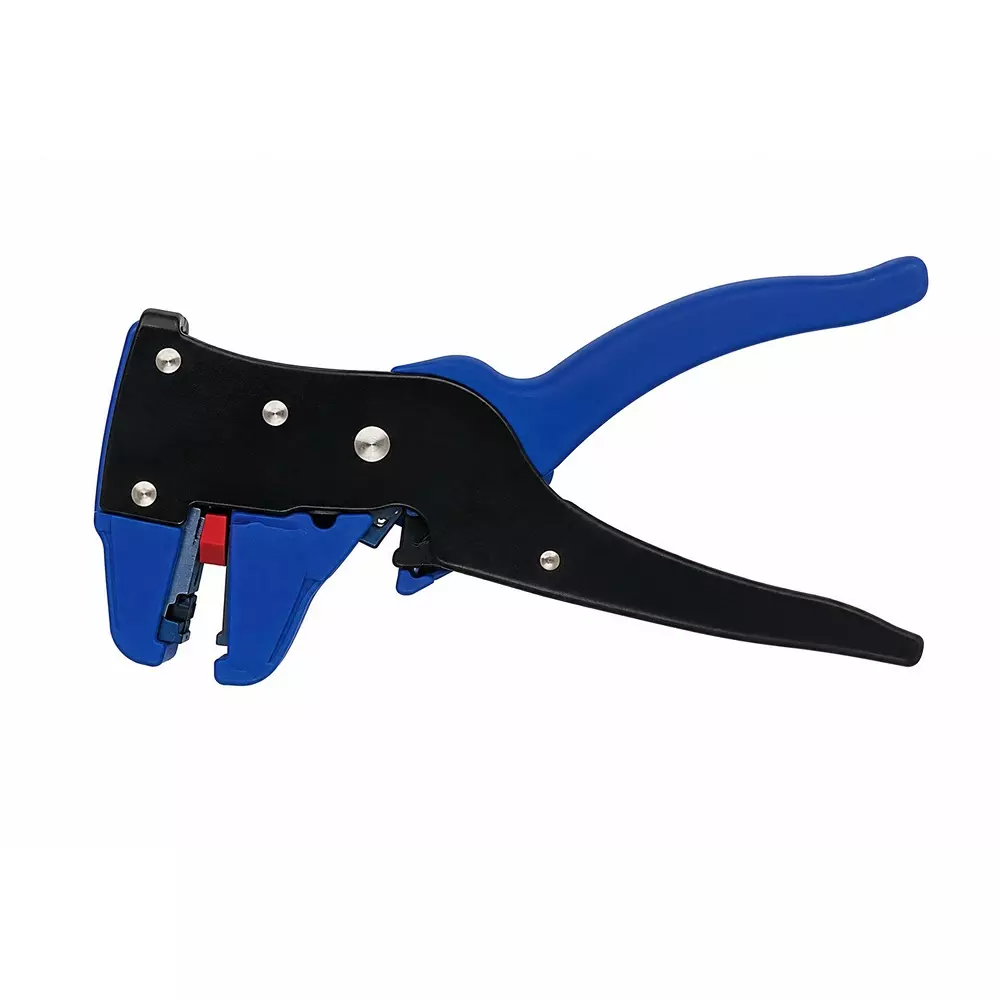 Taparia Auto Wire Stripper & Cutter 175 mm Length Black & Blue Metal for Home & Professional Use