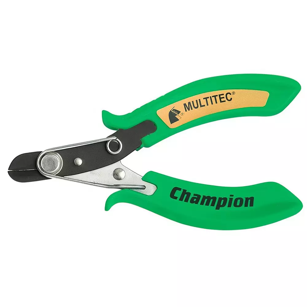 Multitec Wire Stripper & Cutter Long Handle Plastic & Steel Green & Black 4 mm² Stipper Diameter  for Industrial Use, 150 C Champion