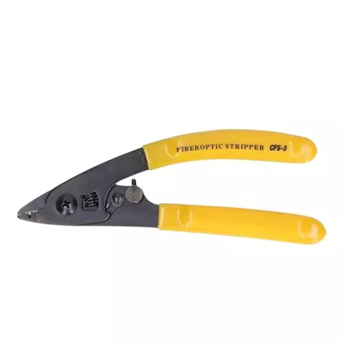 GENERIC 3 Port Hole Wire Stripper / Fiber Optic Stripping Pliers High Carbon Steel & PVC