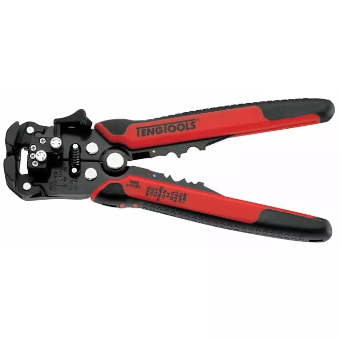 Teng Tools Ratcheting Wire Stripping Plier Stripping Pliers, CP60