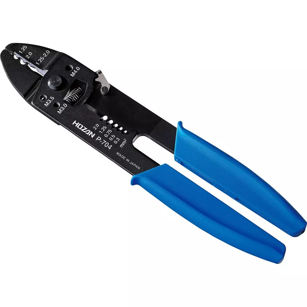HOZAN Crimping Tool 205 mm Overall Length, P-704