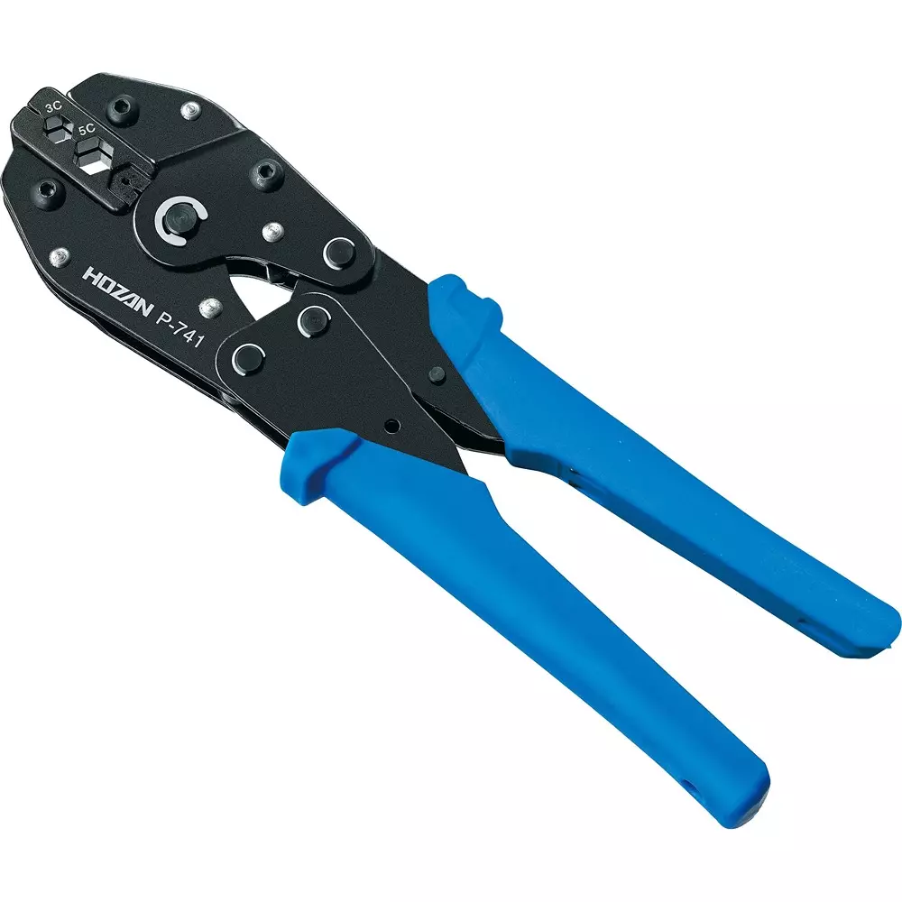 HOZAN Crimping Tool 208 mm Overall Length, P-741