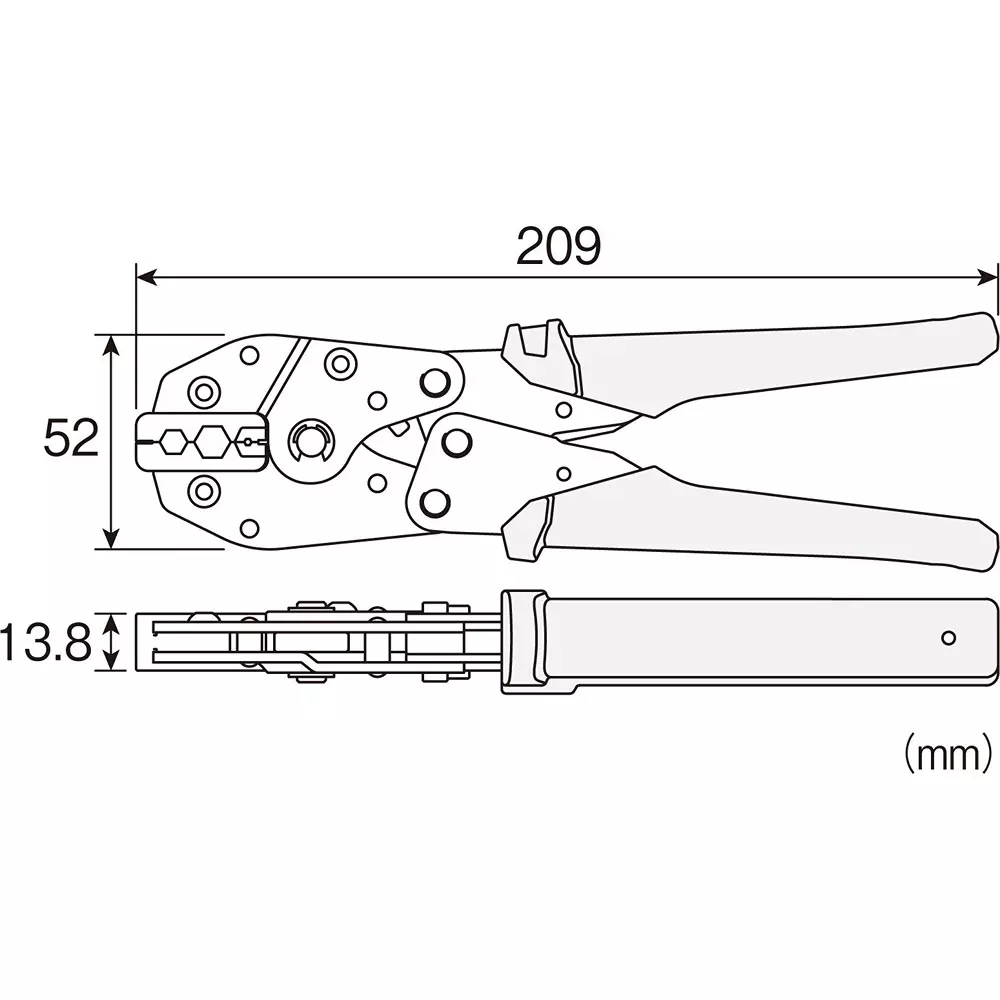 hozan-crimping-tool-208-mm-overall-length-p-741