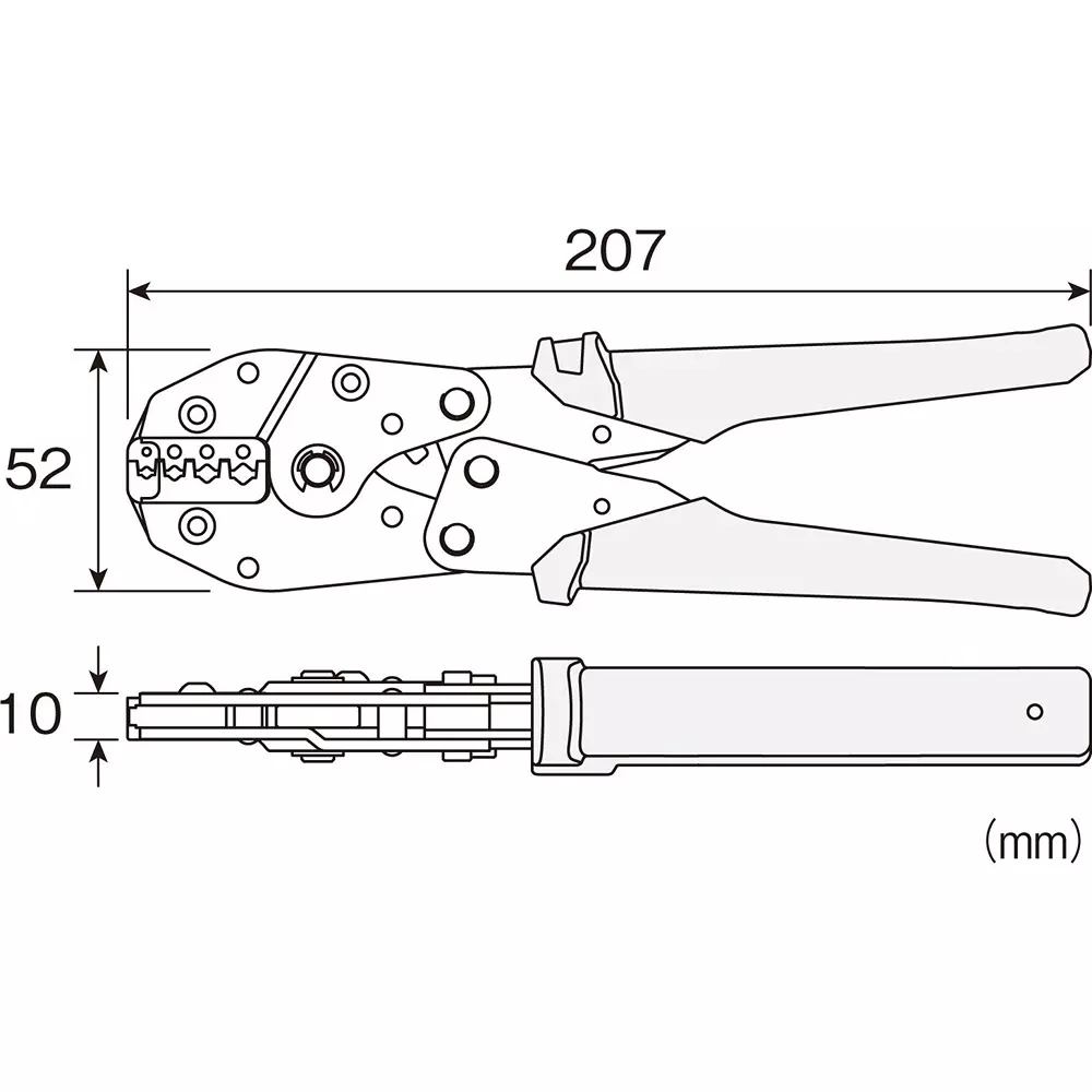 hozan-crimping-tool-207-mm-overall-length-p-743