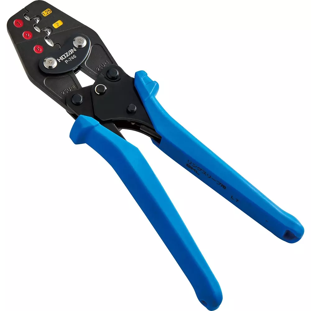 HOZAN Crimping Tool 222 mm Overall Length, P-746