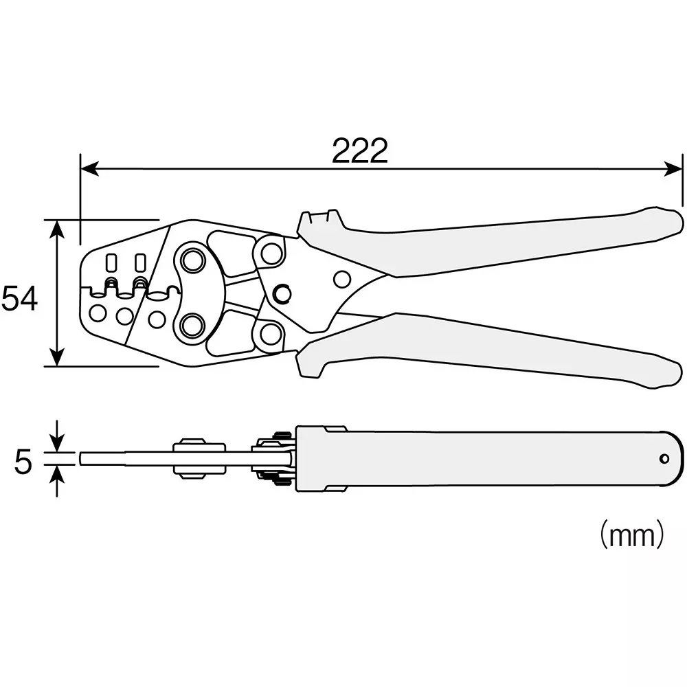 hozan-crimping-tool-222-mm-overall-length-p-746
